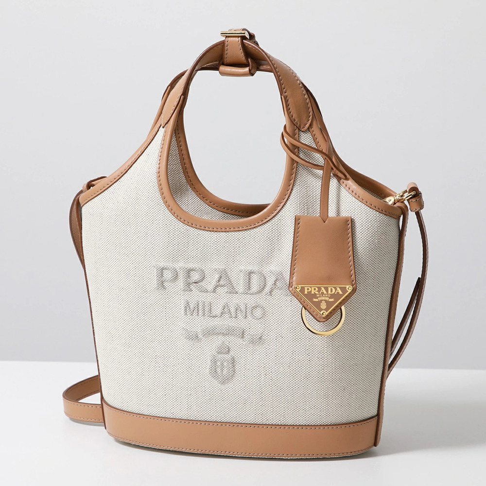 Prada Shoulder Bag Handbag Keyring Triangle